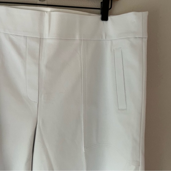 NWOT SPANX Wide Leg On The Go Cropped White Slimming Trouser Pants 2X/2T - Picture 5 of 9